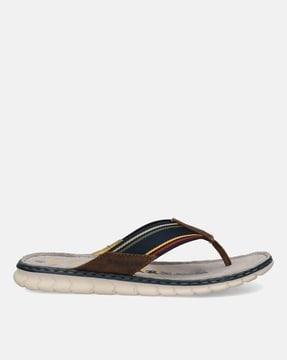 men slip-on thong-strap sandals