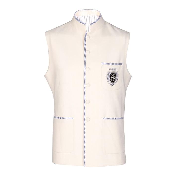 men sncc waistcoat with contrast piping