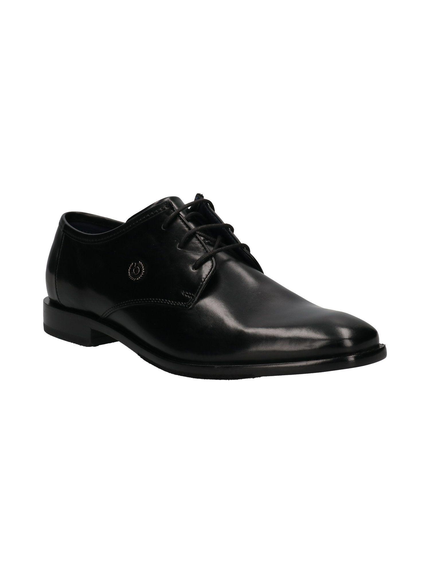 men solid black formal shoes