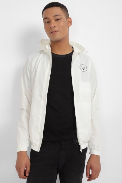 men solid casual jacket