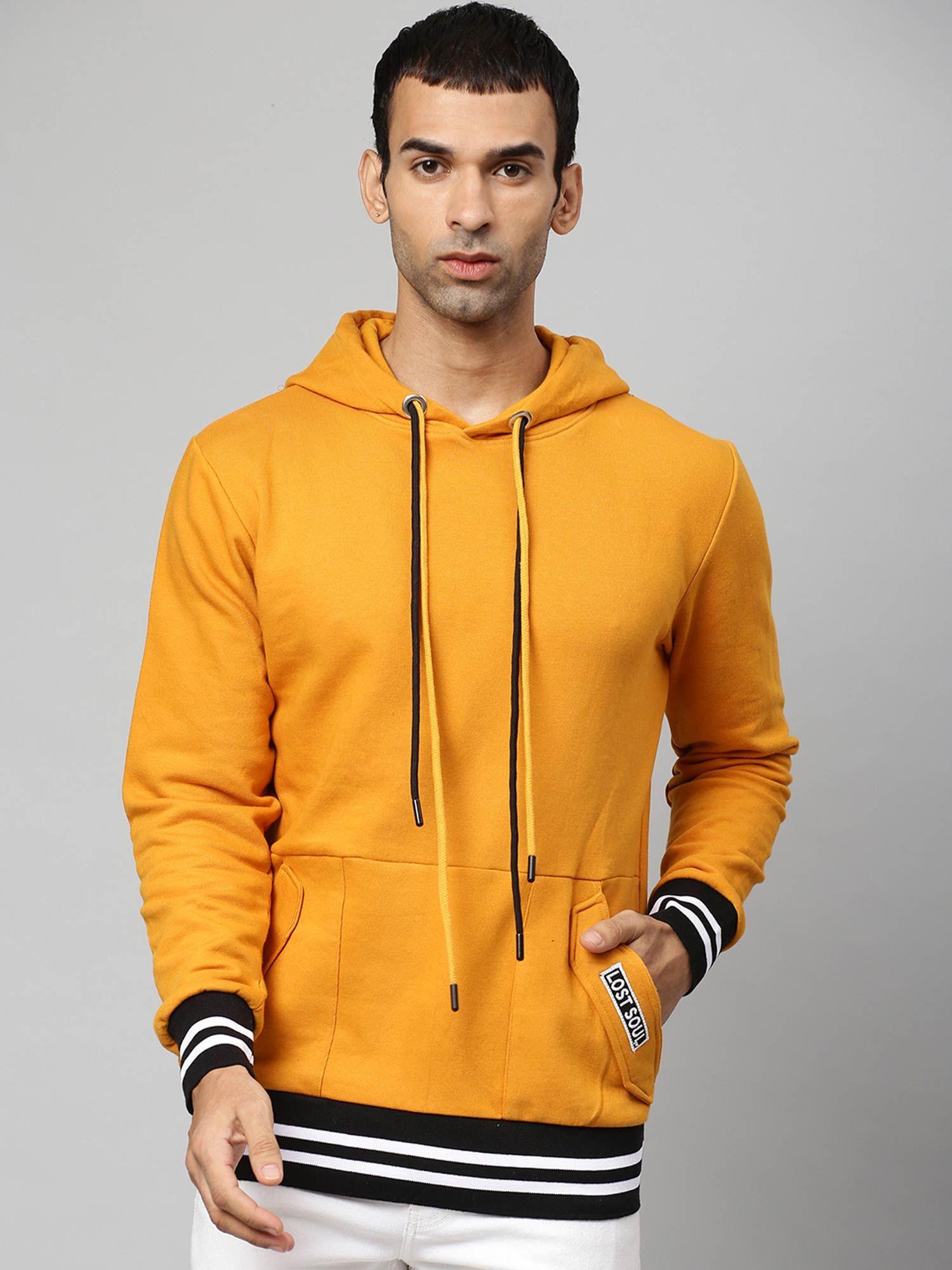 men solid full sleeve stylish casual sweatshirts