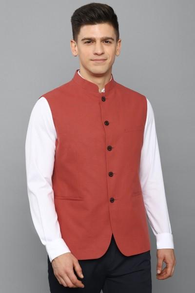 men solid nehru jacket