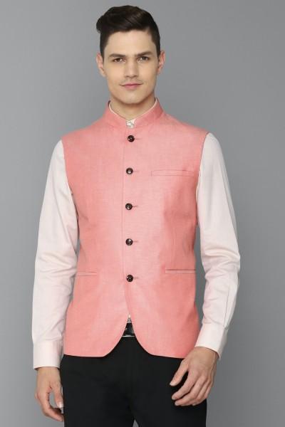 men solid nehru jacket