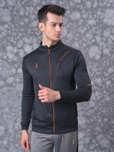 men solid stylish casual & sports jacket