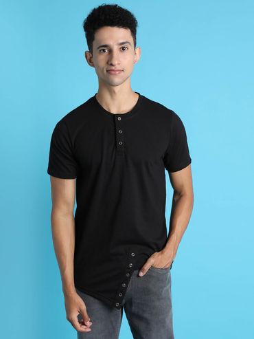 men solid stylish casual summer t-shirts