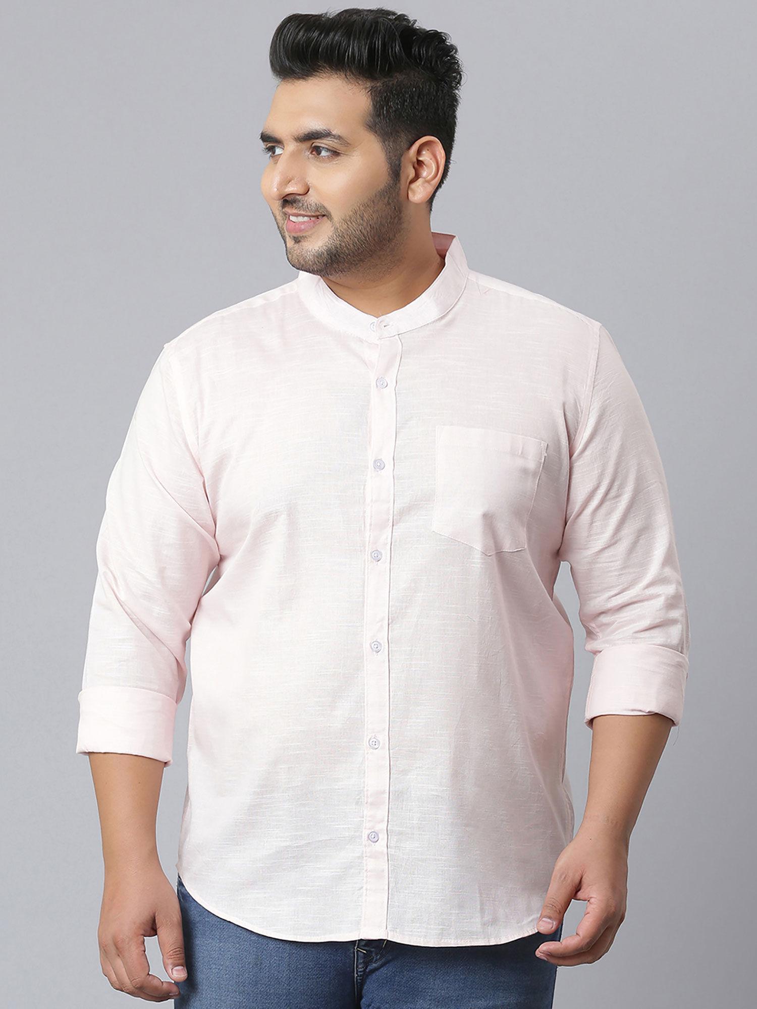 men solid stylish full sleeve casual shirts