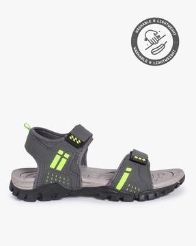 men sports sandals with velcro-fastening