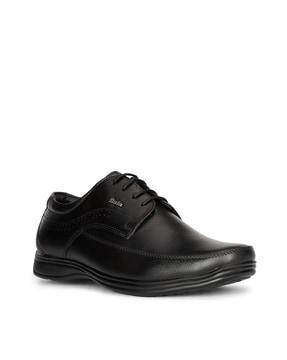 men square-toe lace-up shoes