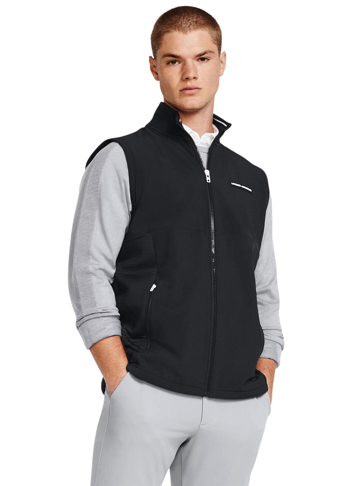 men storm daytona vest jacket - black