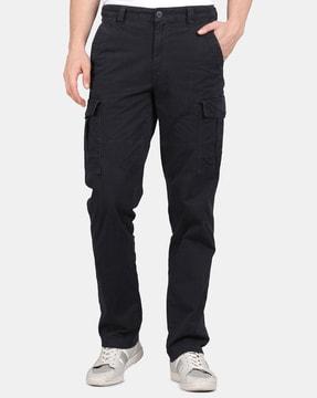 men straight fit cargo pants