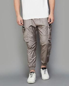 men straight fit cargo pants