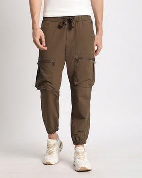 men straight fit cargo pants