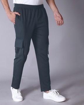 men straight fit cargo pants