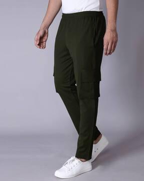 men straight fit cargo pants