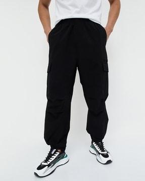 men straight fit cargo pants