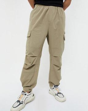 men straight fit cargo pants