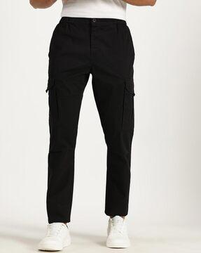 men straight fit cargo pants