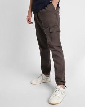 men straight fit cargo pants