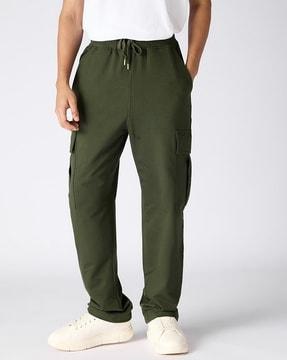 men straight fit cargo pants