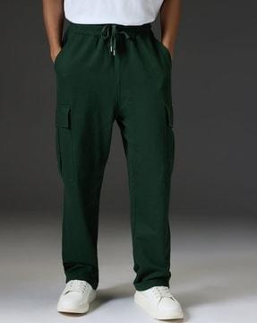 men straight fit cargo pants