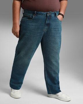 men straight fit jeans