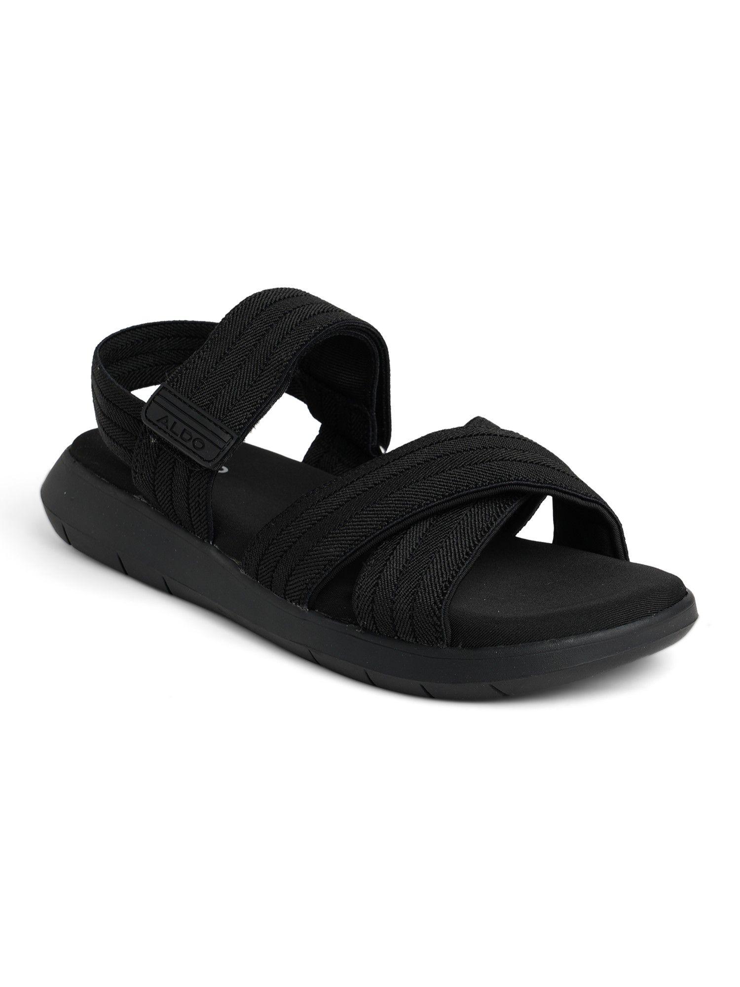 men strap sandals black sandals