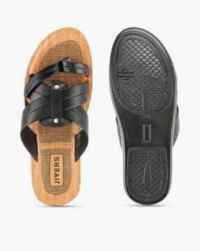 men strappy toe-ring sandals