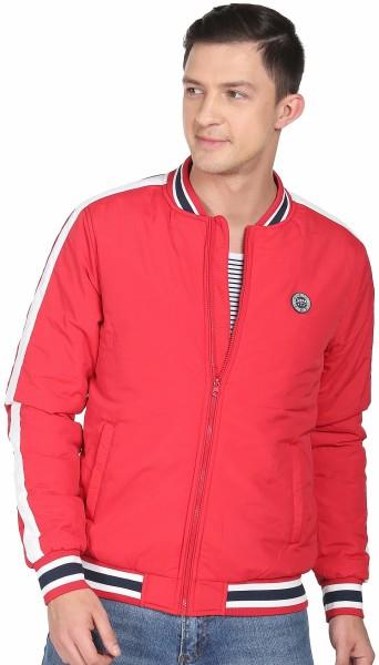 men striped casual jacket