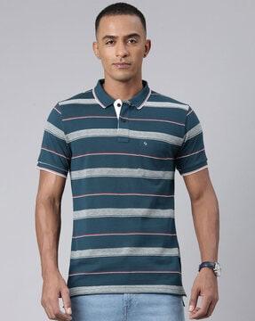 men striped slim fit t-shirt