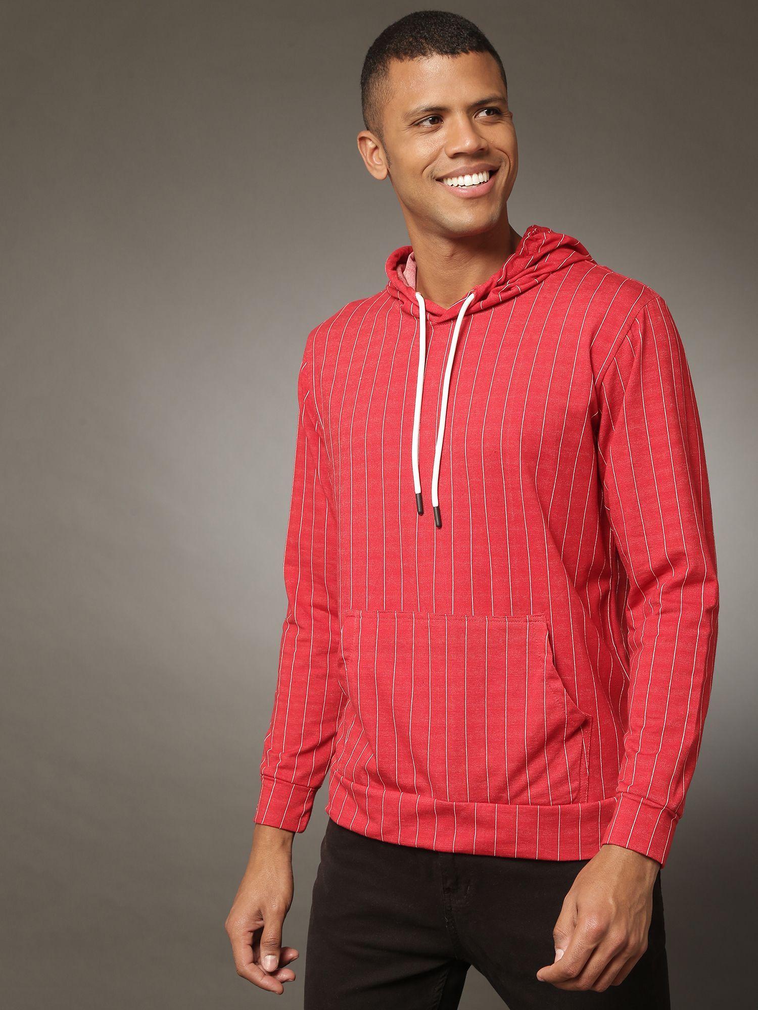 men striped stylish casual sweatshirts