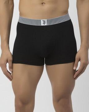 men striped trunk with elasticated waistband