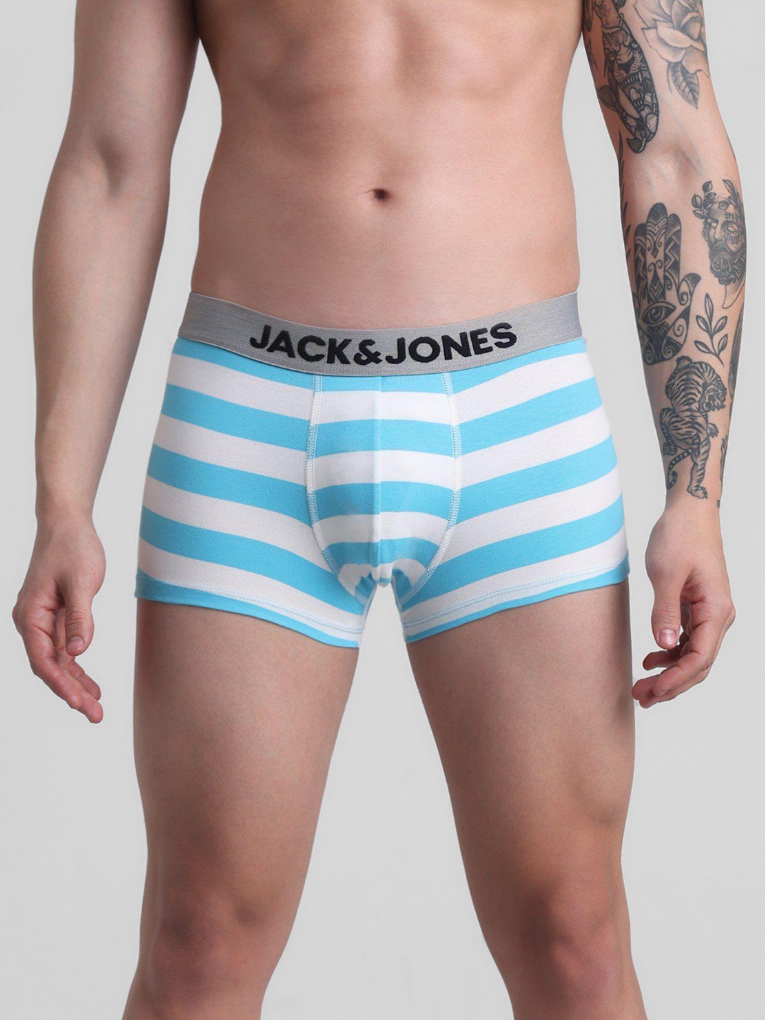 men stripes blue trunk