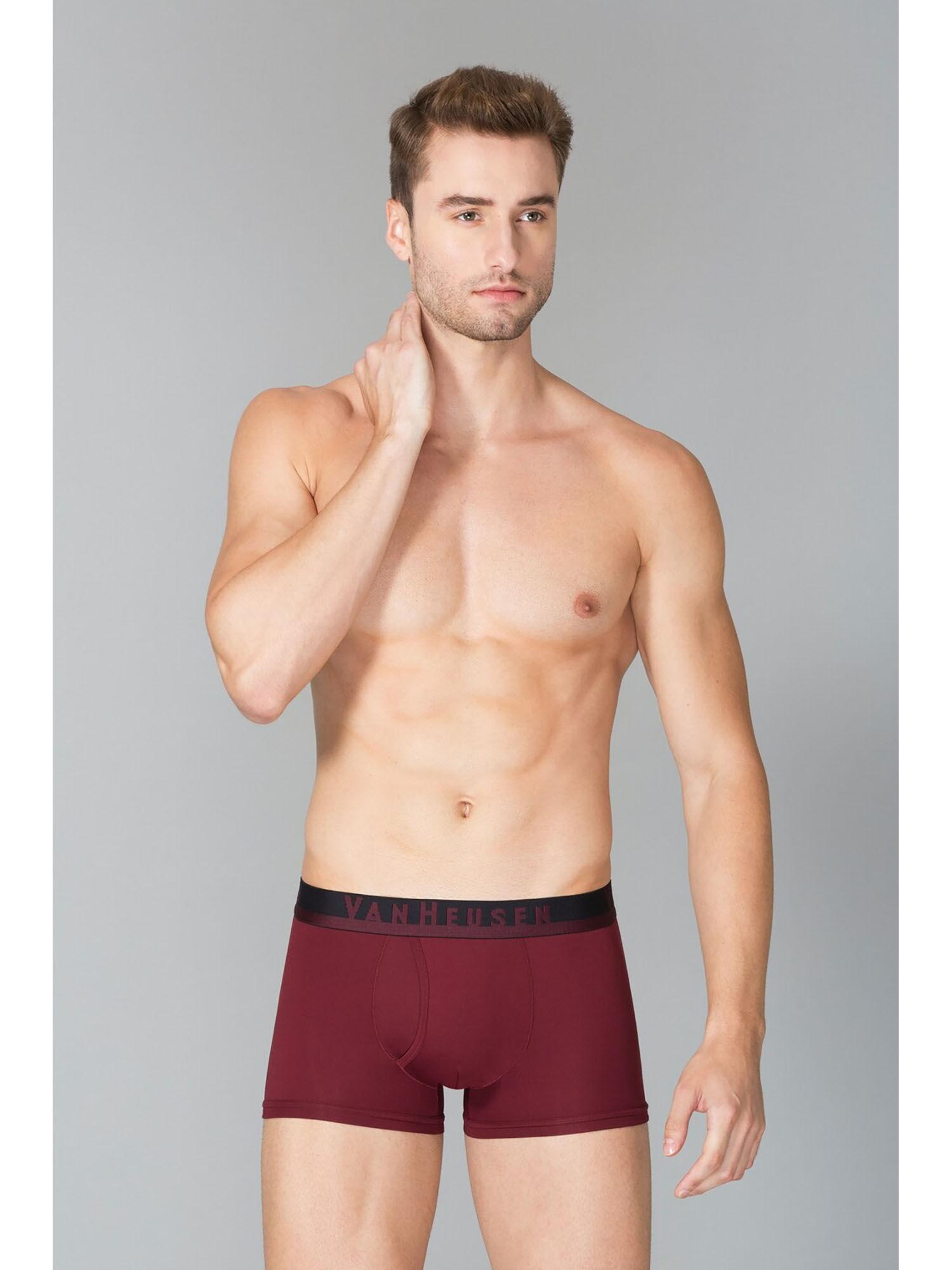 men swift dry & breathable air series trunks - rugby red