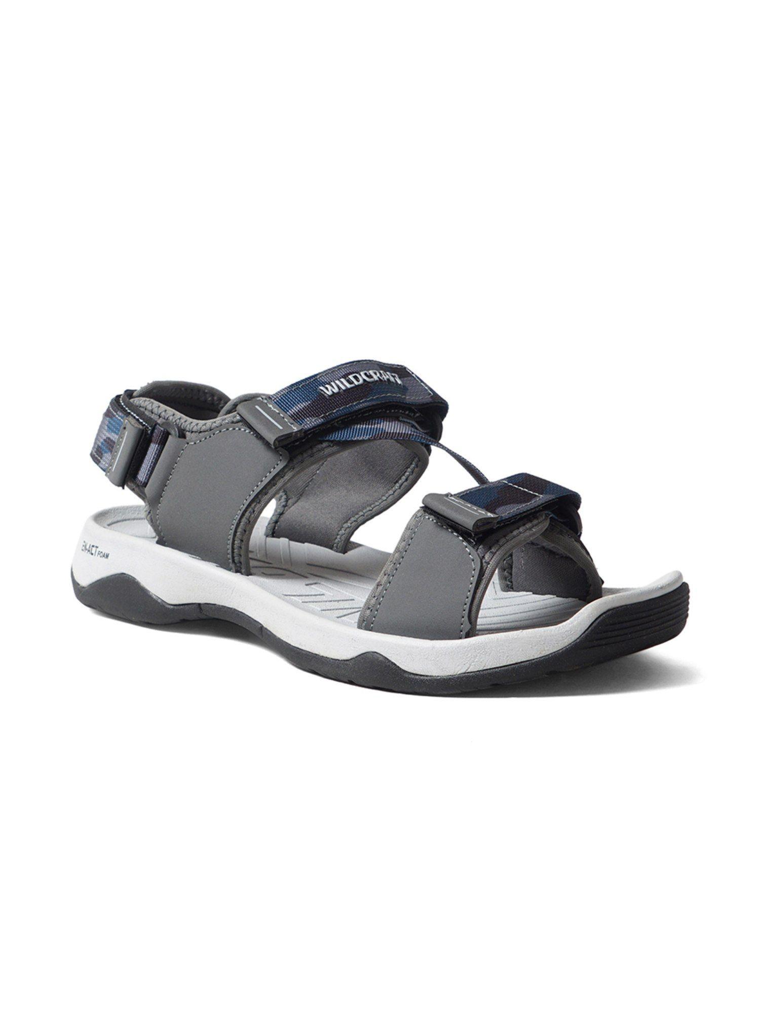 men swish grey floater sandals