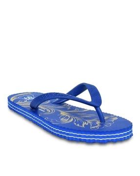 men t-strap rubber slippers