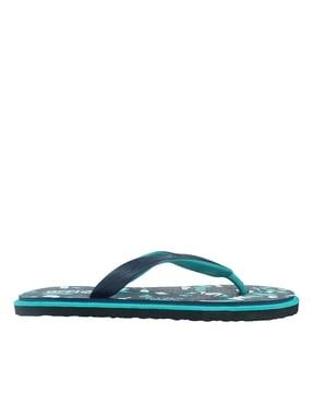 men t-strap slip-on flip-flops