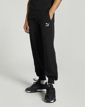 men t7 joggers with brand print