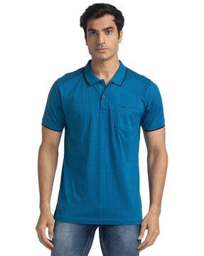 men tailored fit polo t-shirt