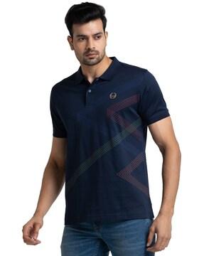 men tailored fit polo t-shirt