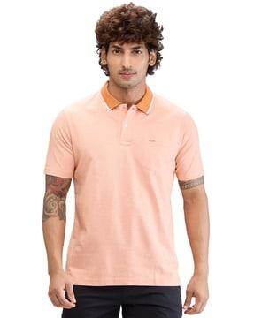 men tailored fit polo t-shirt