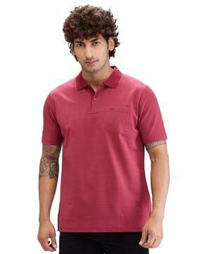 men tailored fit polo t-shirt