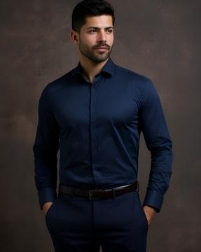 men tailored fit shirt