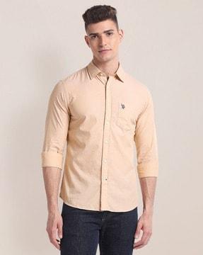 men tailored fit shirt