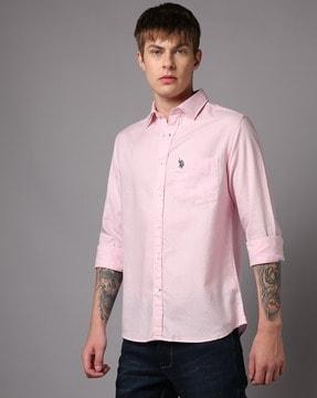 men tailored fit shirt