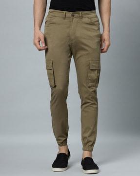 men tapered fit cargo pants