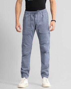 men tapered fit cargo pants