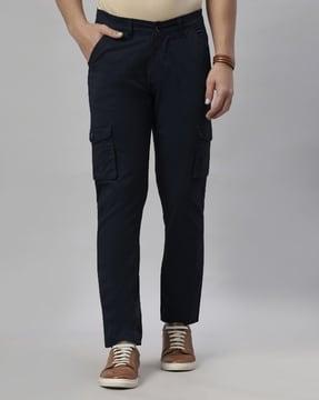 men tapered fit cargo pants