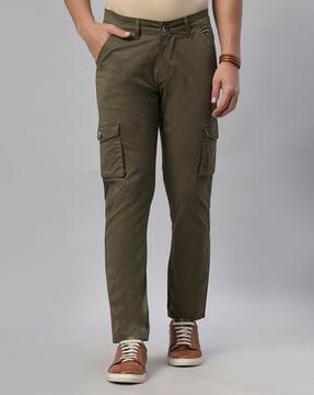 men tapered fit cargo pants