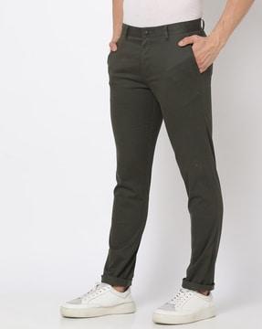 men tapered fit chinos