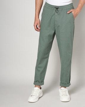 men tapered fit pants